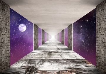 FOTOTAPETA TUNEL 3D KOSMOS 400x280 n-C-0313-a-a