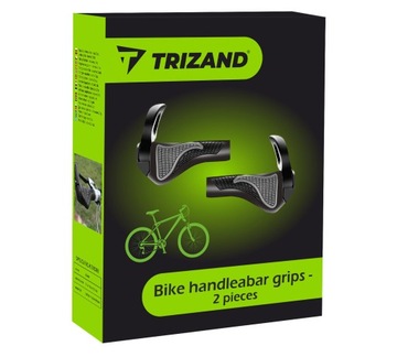 Велосипедные ручки, 2 противоскользящие ручки, профилированные велосипедные рожки, алюминиевая резина
