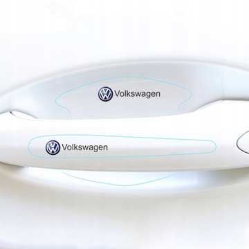 8 шт. Наклейки на дверные ручки автомобиля для Volkswagen