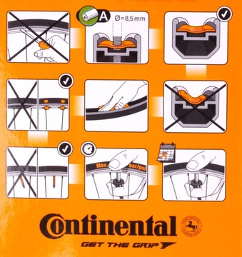 КОНТИНЕНТАЛЬНАЯ ТУРНАЯ ТРУБКА 28 ДЮЙМОВ 700x32/47C AV 40 мм