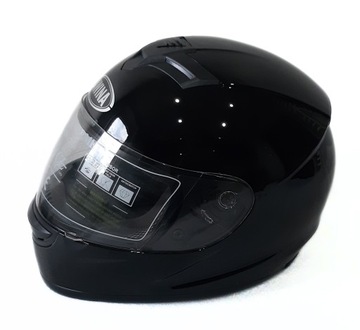 KASK INTERGALNY MOTOCYKLOWY SKUTER ROZMIAR S 55-56cm CZARNY