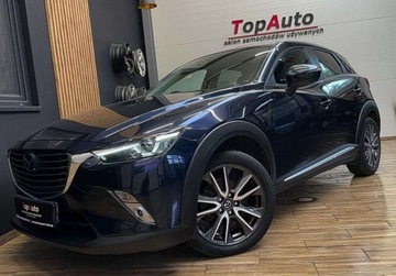 Mazda CX-3 Crossover 2.0 SKY-G 120KM 2017 Mazda CX-3 2.0 i BOSE MANUAL bezwypadkowa GWARANCJA zarejestrowana
