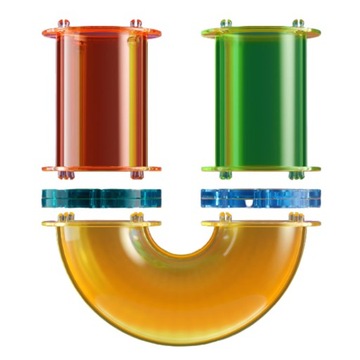 МАГНИТНЫЕ КОНСТРУКЦИОННЫЕ БЛОКИ СВЕТЯЩАЯСЯ ДОРОЖКА 105е