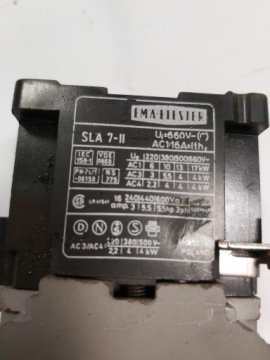 Контактор 600 В SLA 7-II