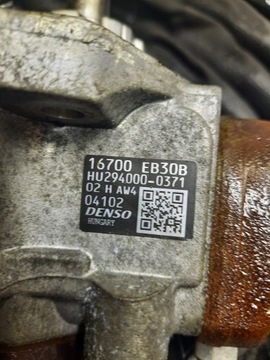 NISSAN OE 16700-EB30B ČERPADLO VYSOKÉHO TLAKU