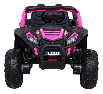 Buggy UTV 2000M Racing Auto na akumulator Różowy + MP3 Dźwięki Światła + Pi