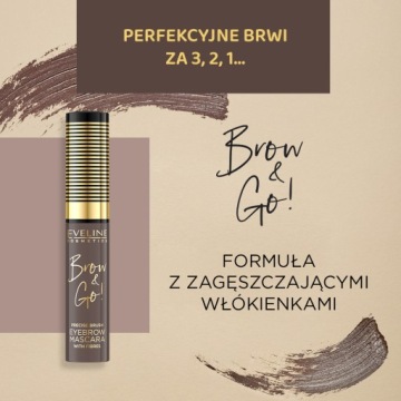 Eveline Cosmetics Brow&Go! Тушь для бровей №01 - Светлая