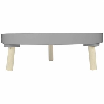 TACA okrągła do łóżka STOLIK 45cm GRAFIT