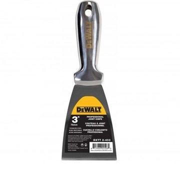 Szpachelka ze stali nierdzewnej DEWALT 3