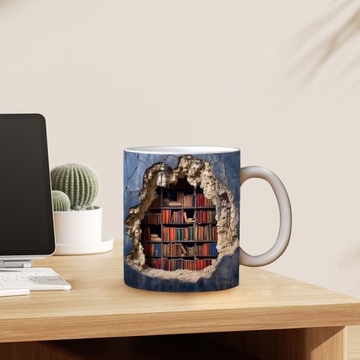 Kubek z Półką Biblioteczną,Kubek ceramiczny 3