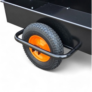 Цельнометаллическая садовая транспортная тележка на двух колесах, до 300 кг.