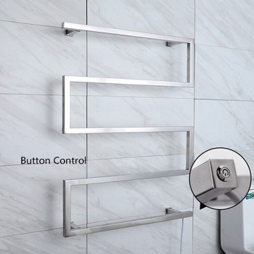 Styl Chrome-B 220V Czarna duża łazienka elektryczn