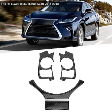 KRYT Z VLÁKNA  UHLÍKOVÉHO DO ŘÍDÍCÍ 4KS LEXUS IS250 IS300 IS350