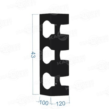 Подвесная/стоячая полка для вина, 3 вешалки