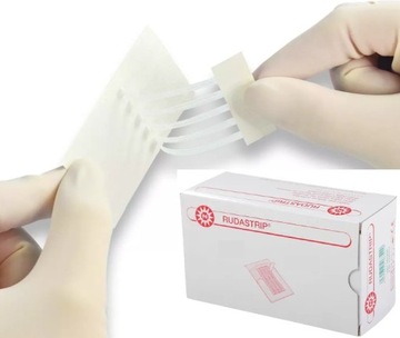 Paski do zamykania ran RUDASTRIP 6 sztuk - 6 mm x 38 mm