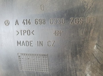 PODBĚH PRAVÝ ZADNÍ MERCEDES VANEO W414 A4146980330