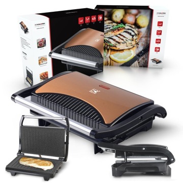 OPIEKACZ TOSTER GRILL do KANAPEK PANINI TORTILLA