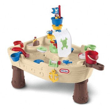 PIASKOWNICA Little Tikes STÓŁ Statek Piracki Wodny 628566 STOLIK +WIADERKO