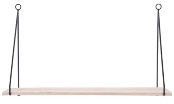PÓŁKA WISZĄCA ścienna minimalistyczna loft 50cm