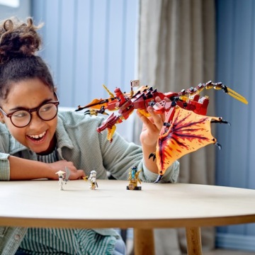LEGO Ninjago 71753 АТАКА ОГНЕННОГО ДРАКОНА ОГНЕННЫЙ ДРАКОН КАЙ