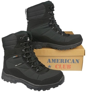 Zimowe buty męskie American Club SN-01BL 41