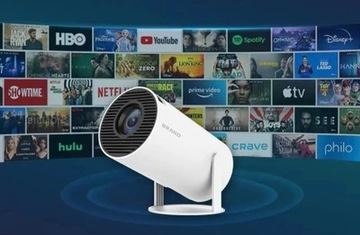 Светодиодный проектор ALLNOEL HY300 PRO белый ALLNOEL W-1062 Кабель HDMI