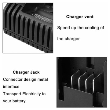 Зарядное устройство для литиевых батарей 20 В, подходящее для Black and Decker PCC685LP PCC680