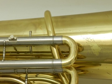 Yamaha YBB-641 Bb Туба отремонтированный футляр + мундштук DR24-133