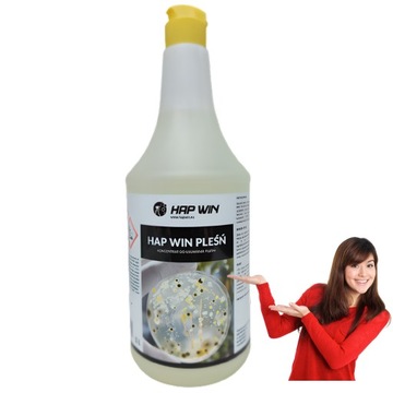 Środek Hap Win do Usuwania Pleśni Grzyba 1L HAPWIN PLEŚŃ 1000ml