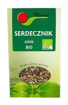 Serdecznik ziele BIO Runo Certyfikat EKO na STRES