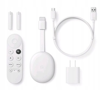 МУЛЬТИМЕДИЙНЫЙ ПЛЕЕР GOOGLE CHROMECAST 4.0 SMART TV, 4 ГБ, Wi-Fi
