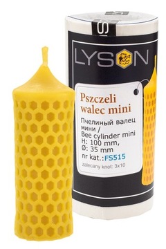 FORMA silikonowa PSZCZELI WALEC MINI FS515 wosk FORMA do wyrobu ŚWIEC