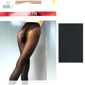 Marilyn BIKINI R3 modne rajstopy grigio