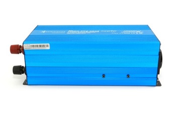 PRZETWORNICA NAPIĘCIA CZYSTY SINUS 1000 WATT SOLARTRONICS 12V/230V USB BLUE