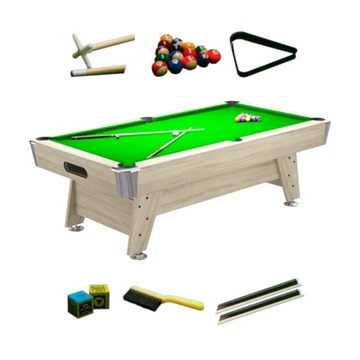 8FT Stół Bilardowy Radley Diamond Pool Sonoma Jasna