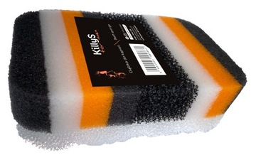 Губка для мытья тела KILLYS Everyday XXL с активированным углем, графит