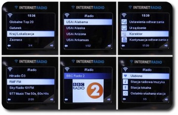 ИНТЕРНЕТ-РАДИО WIFI ЖК-дисплей USB-БУДИЛЬНИК