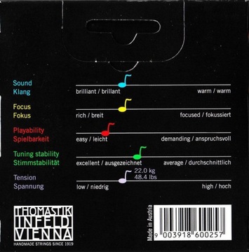 Струны для скрипки THOMASTIK-INFELD 135B 4/4