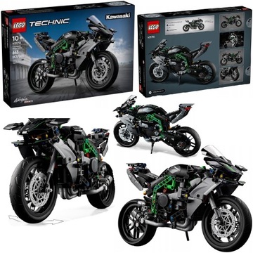 LEGO TECHNIC 42170 МОТОЦИКЛ KAWASAKI NINJA H2R в ПОДАРОК