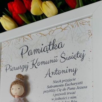 Сувенир Первого Причастия, Ангелочек в подарок от крестной матери.