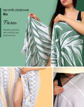 Пляжное полотенце Pareo хлопок 90x180 Greno Для него