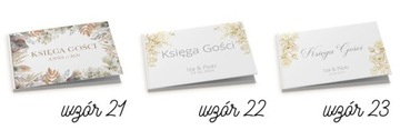 Księga gości weselnych Imienna na Ślub 100 stron