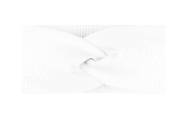 DAMSKA OPASKA DO WŁOSÓW przeplatana PRĄŻEK 50 - 56