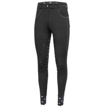 K Bryczesy damskie Equestrian queen wiosna/lato SomersetFull lej 40 czarne