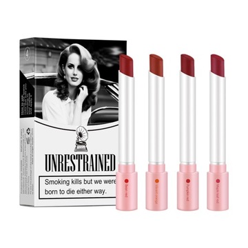 4 Lana del rey Matte Cigarette Lipstick Set Tube