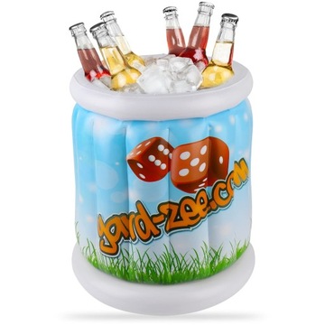 DMUCHANE WIADERKO STOJAK NA NAPOJE DRINKI BASEN