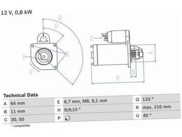 0986021590 BOSCH STARTÉR PANDA 1.2 03- BX