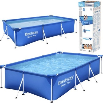 BASEN STELAŻOWY BESTWAY OGRODOWY 3 X 2 X 0,6M PVC