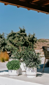 ЦВЕТОЧНЫЙ ГОРШОК, ЦВЕТОЧНАЯ КРЫШКА, ВСТАВКА HEOS АНТРАЦИТОВАЯ, 47 СМ