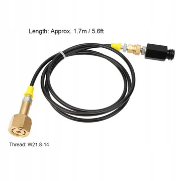 АДАПТЕР CO2 СО ШЛАНГОМ ДЛЯ SODASTREAM W21.8-14